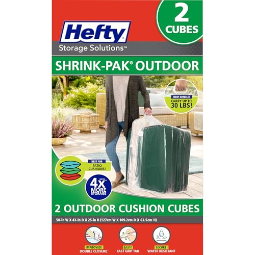 Shrink-Pak Hefty Outdoor Cushion Storage Cube 2-Pack | - Image 2