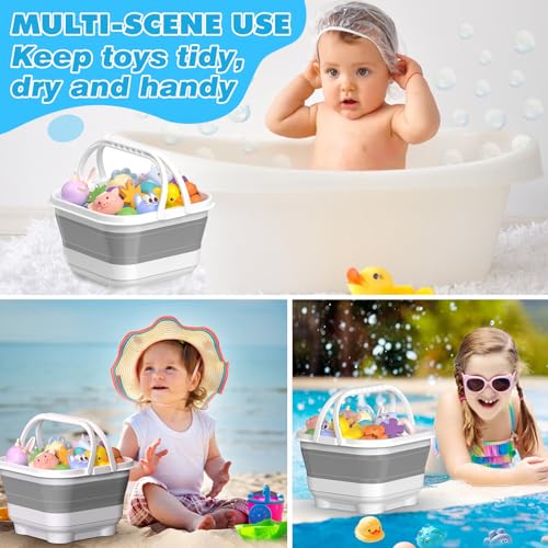 Anivia Foldable Bath Toy Storage Organizer | Home Organization - Image 6