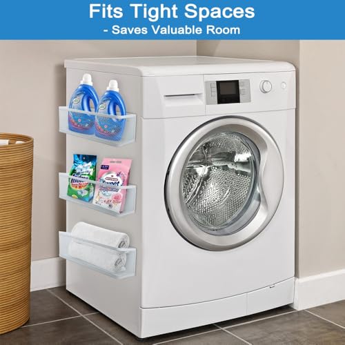 Picowe Magnetic Laundry Organizer, Large Magnet Basket - Image 7