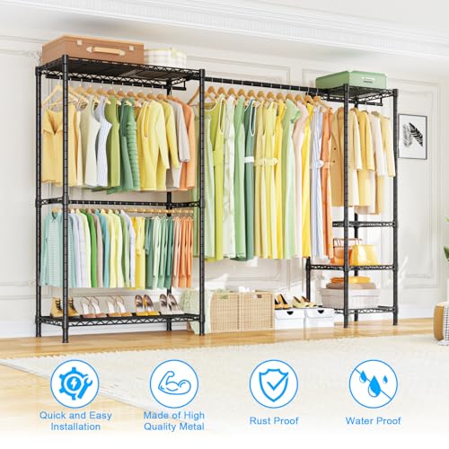 E10 Clothes Rack（With Stretchable Hanger Rod）Freestanding - Image 4