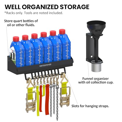 UNITEDPOWER 6 Quart Motor Oil Storage Rack, Bottle Shelf - Image 5