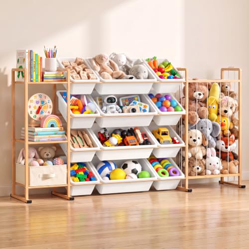 Toy Storage Organizer w Shelves, Bins - Image 2