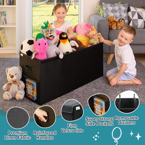 SoftOwl Extra Large Toy Storage Organizer with Lid | Home Organization - Image 4
