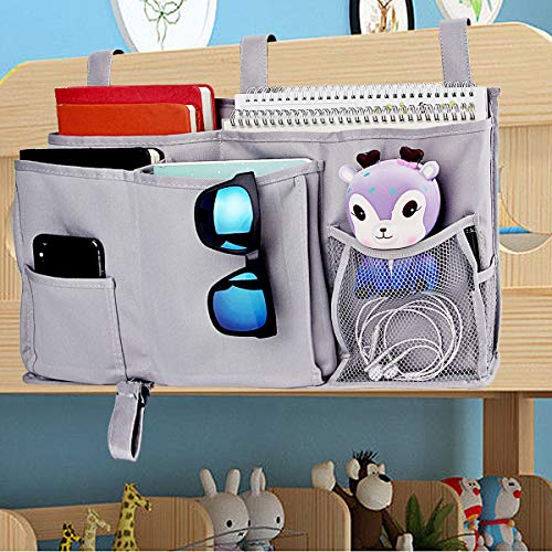 Bedside Caddy, Hanging Storage Bag Holder Beside Organizer with 8 - Image 6