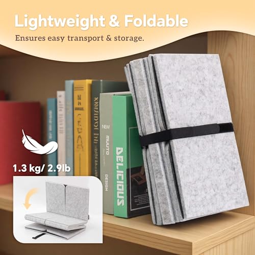 Tektalk Foldable Jigsaw Puzzle Board, Felt Puzzle Mat - Image 6
