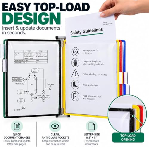 Tarifold Wall Mount Reference System, 5 Pockets - Image 6