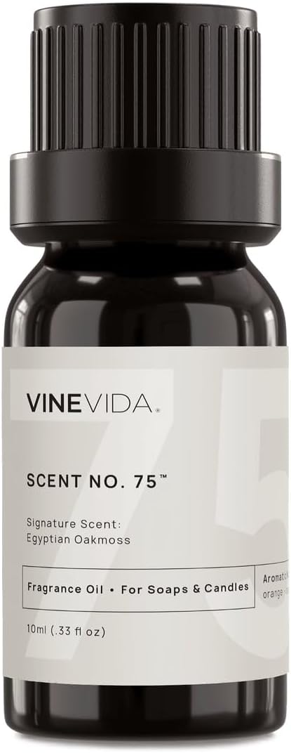 VINEVIDA [0.33oz] Scent No.75 Fragrance Oil - Natural, Made in USA - for Candle & Soap Making