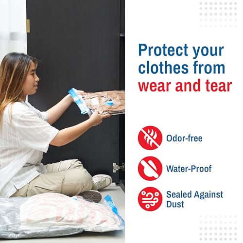 Spacesaver Vacuum Storage Bags with Hand Pump, Small, 10 Pack - Image 7