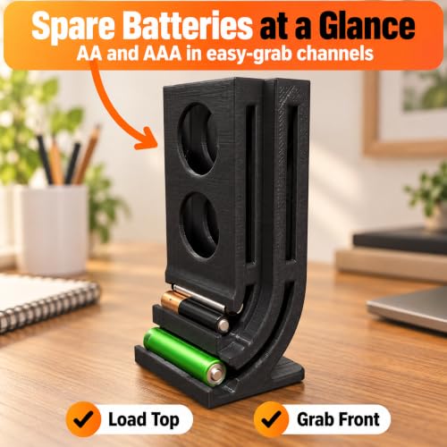 Battery Dispenser Compatible with AA and AAA Batteries – - Image 3