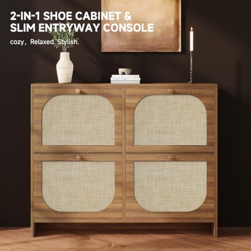 Nicetree Shoe Cabinet Storage for Entryway, Narrow Shoe - Image 4