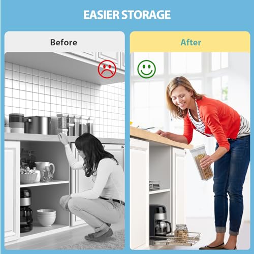 Pull Out Cabinet Organizer,17.8” Slide Out Kitchen O | All Products - Image 5