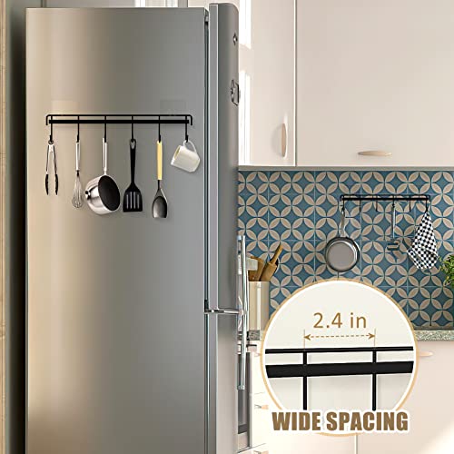 Kitchen Utensil Hanger, Adhesive Utensil Holder, Black, 2 Pcs - Image 6