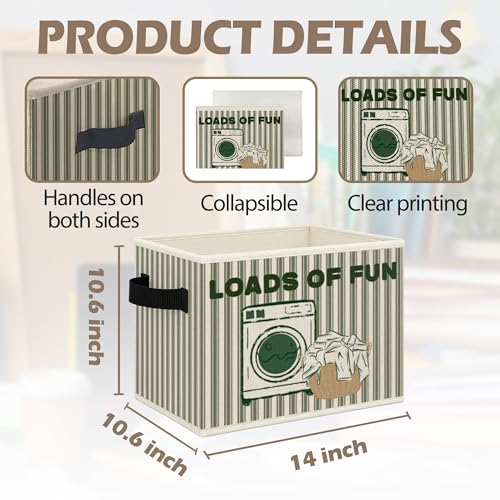 Funny Laundry Basket Foldable Storage Bins Box | Home Organization - Image 4
