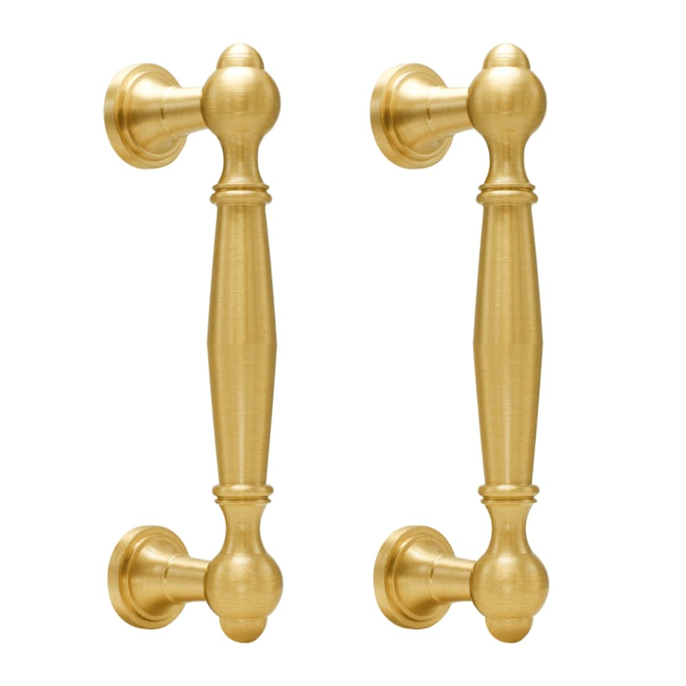RZDEAL 4-Pack Solid Brass Cabinet Pulls, 3 Inch Inch Hole Center - Image 1