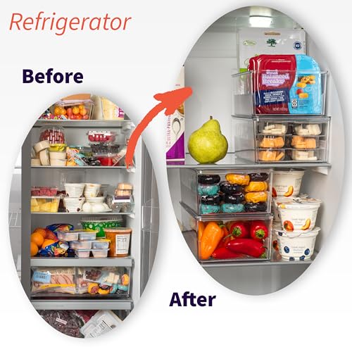 ClearSpace Pantry Organizer Storage Bin with Divider & Lid, 2 - Image 7