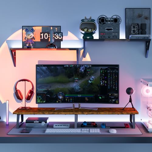 TEAMIX 42 inch Large Dual Monitor Stand Riser,TV Ris | All Products - Image 7