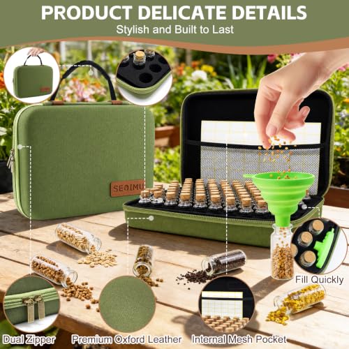 80 Slots Sturdy Seed Storage Organizer Box with Classic - Image 6