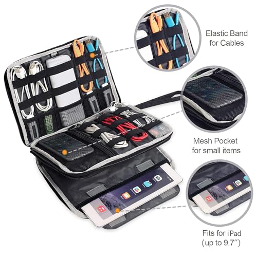BUBM Double Layer Electronics Organizer/Travel Gadget Bag - Image 5