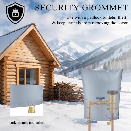 16"Wx20"H Backflow Preventer Insulation Cover, Sprinkler Covers - Image 6