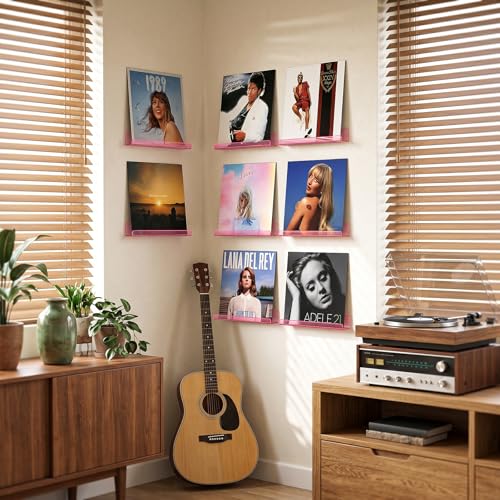Vinyl Record Wall Mount Shelves, 12 inch Vinyl Holder - Image 4