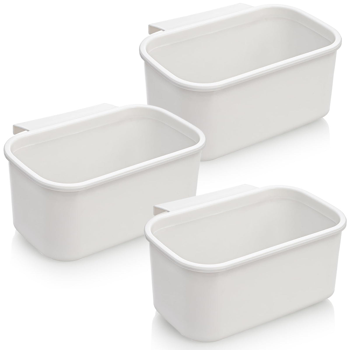3 Pack Hanging Cup Holders, Bedside Caddy Organizer for Bunk Bed - Image 1