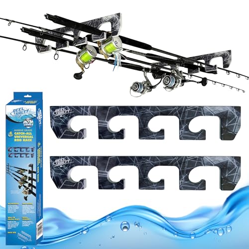 Rush Creek Creations Reel Salty Marine-Grade 4-Rod Fishing Rod - Image 3