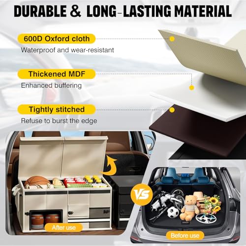Foldable Car Trunk Organizer with Multi-Compartment – - Image 5
