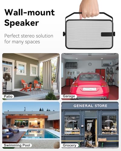400W Outdoor Bluetooth Speakers, Wireless Sync Between Speakers - Image 7