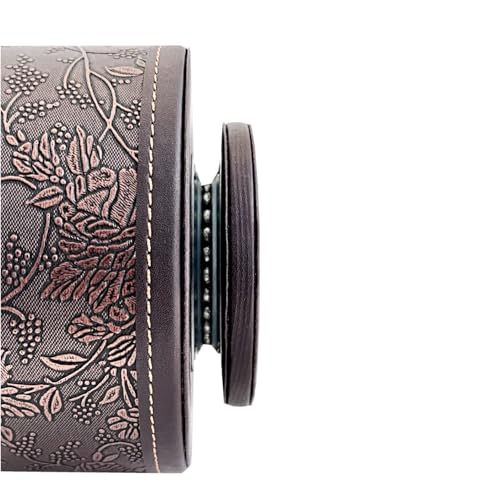 PU Leather Round TV Remote Control Holder for Table, | All Products - Image 6