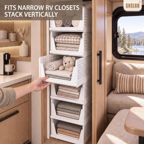 SNSLXH Closet Organizers and Storage, 5 Pack Stackab | All Products - Image 7