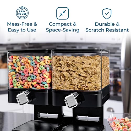 Honey-Can-Do Zevro Compact Dry Food Dispenser, Dual | All Products - Image 6