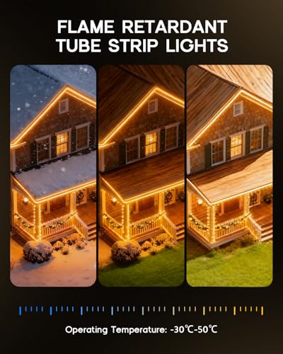 LED Strip Lights 9.8ft 110-120V,Dimmable Silicone Neon Rope - Image 7