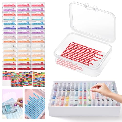 Diamond Art Storage Containers Trays, 45 Pcs - Image 2