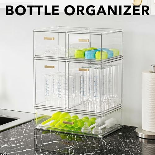 LALOBLUE Stackable Clear Acrylic Drawer Baby Bottle | All Products - Image 7
