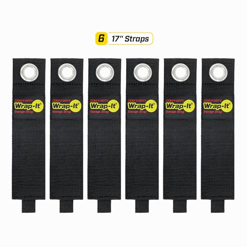 Heavy-Duty Wrap-It Storage Straps, 17-inch (6 Pack) - Image 5