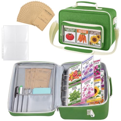 Seed Storage Organizer Binder with 50 Sheet Protectors - Image 2