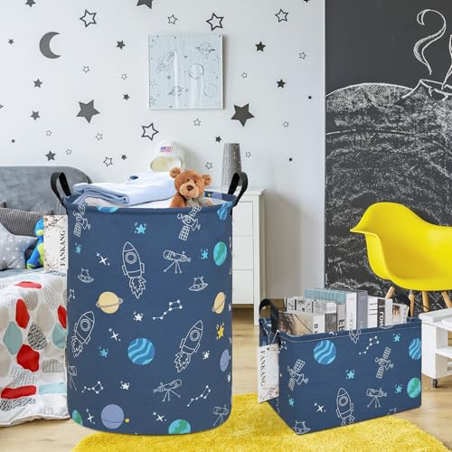 Storage Bin Foldable Nursery Organizer Basket Space - Image 7