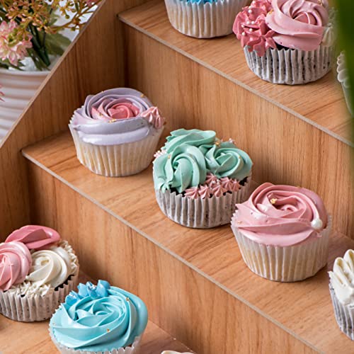 Tapeera 4-Tier Retail Wooden Display Riser - Farmers Market Craft - Image 3