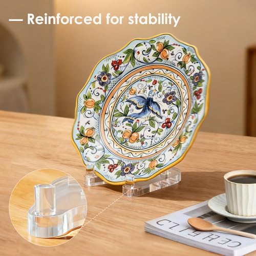 Acrylic Easel Display，Plate Stand for Display，Adjustable Clear - Image 5
