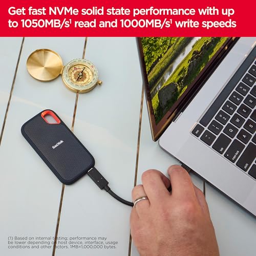 Sandisk 8TB Extreme Portable SSD, Up to 1050MB/s Read Speeds (Old - Image 6