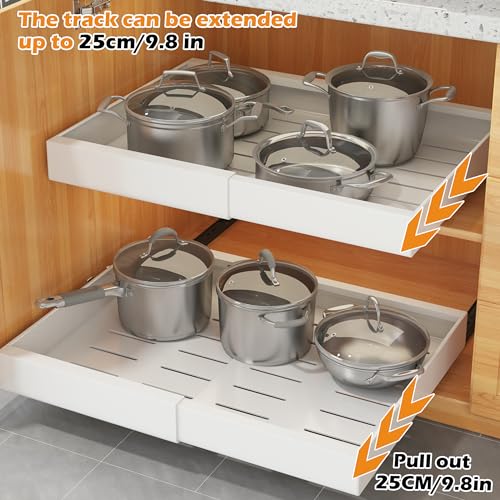COVAODQ 1 Pack Pull Out Cabinet Organizer Extendable - Image 4