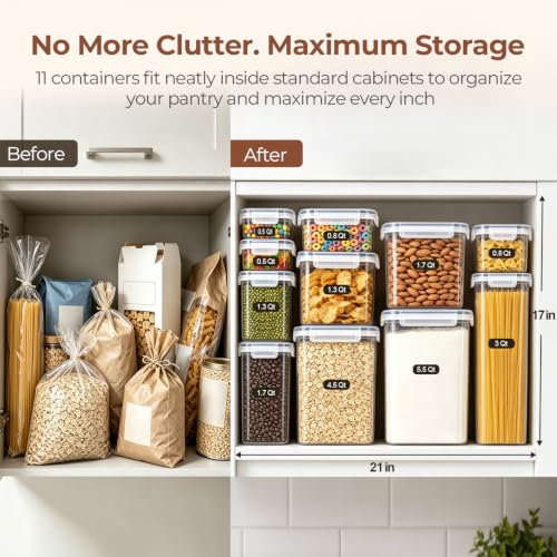 11-Pack Airtight Food Storage Containers with Lids - Image 4