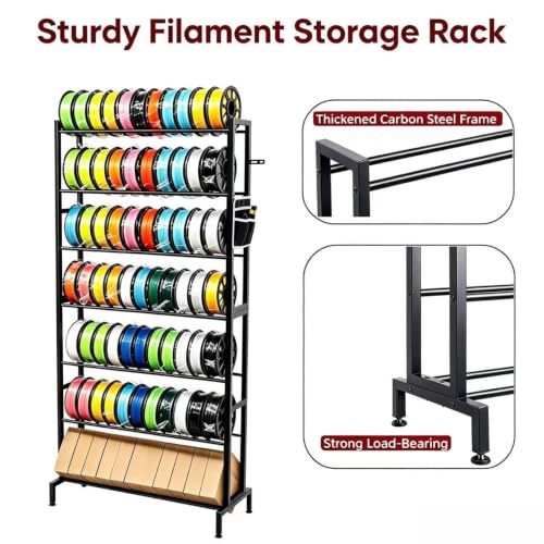 3D Printer Filament Rack 7 Tier, Filament Storage Rack - Image 4