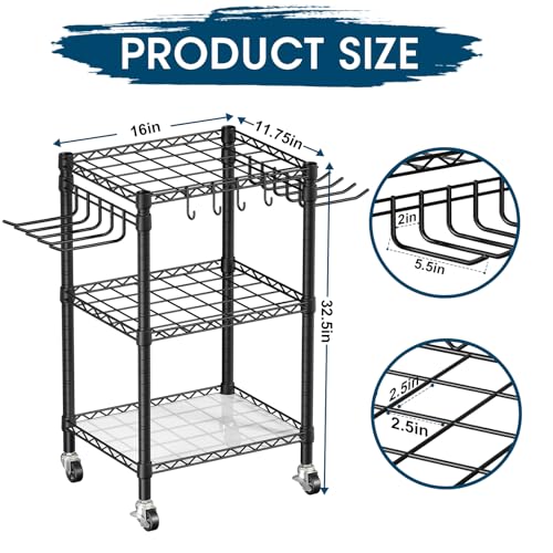 T1 Garden Tool Organizer（With Lockable Wheels）Heavy | All Products - Image 3