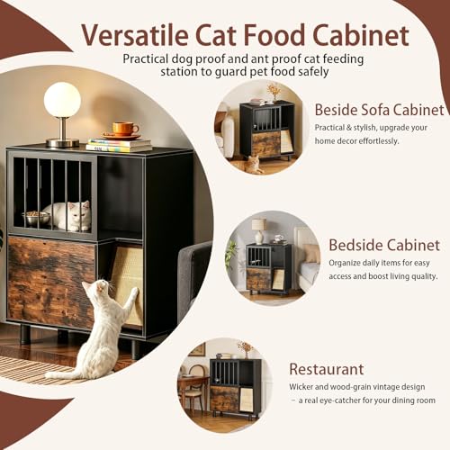 Dog Proof Cat Feeder Station – Elevated Feeding Table - Image 7