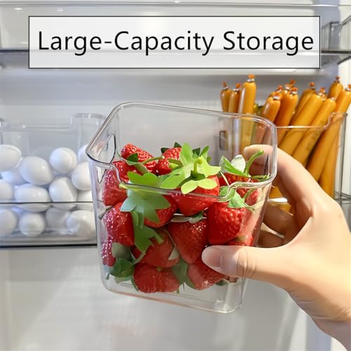 Clear Crystal Freezer Storage Bins - S/L Plastic Storage Bins - Image 5