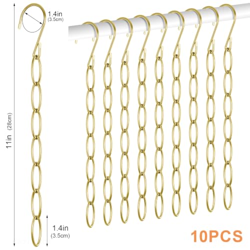 NiHome Clothing Chain Hangers 10-Pack, Space Saving | All Products - Image 8