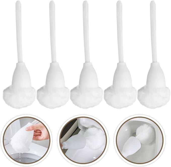 Efficient Cleaning High-Grade Material Toilet Brush Black Toilet Bowl Scrubber Brush