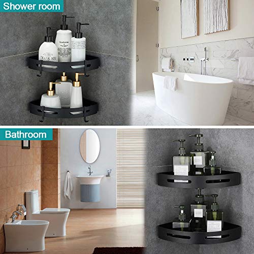 Adhesive Corner Shelf Bathroom Shower Caddy Organize | All Products - Image 4
