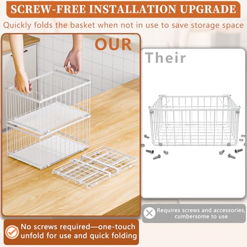 Large Freezer Organizer Bins for 5 to 9 Cu.Ft,Quick - Image 4